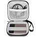 Produktbild BOVKE Hartes EVA Stoßfeste Schützende Reisetasche Zum Tragen Aufbewahren Für Samsung T3 / T1 Portable 250GB 500GB 1TB 2TB SSD USB 3.0 External Solid State Drives Shockproof Storage Travel Carry Hard Case Bag, Black