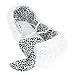 Isabella Alicia Born To Be Wild Dalmation Izzy Pod Moses Basket (White)