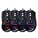 Produktbild MallTEK Optical Gaming Maus verdrahtet 2400 DPI mit 6D-Tasten Computer-Mäuse 4 Farben LED-Atmung mit Hochleistungs-Optik-Sensoren ausgestattet Hohe Präzision für Pro Gamer / PC / Laptop / Desktop (Schwarz)