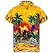 Produktbild BHYDRY Herren Hawaiihemd Stag Beach Hawaii Print Party Sommerurlaub Phantasie Bluse