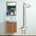 Possbay 700x500mm Lovely Giraffe Child Decor Remove Wall Sticker Decoration Kids Height Chart Measure