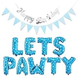 Prepare este elegante kit de decoración para la fiesta del próximo cumpleaños de su mascota y prepárese para la mejor fiesta. No tragar