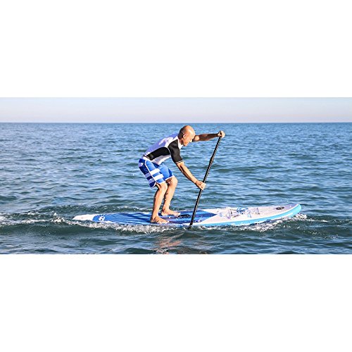 EXPLORER SUP SUNSHINE 305 x 81 x 12 cm Inflatable Isup aufblasbar Alu-Paddel Stand Up Paddle Board Set Pumpe Surfboard Aqua Paddelset - 3