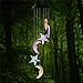 Produktbild Prom-near LED Solar Powered Wind Chimes Solarbetriebenes Windspiel Solar Mobile Wind Glockenspiel Color-Changing LED Hängelampe für Garten