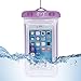 Price comparison product image [2017 Upgraded Design]F-Y Universal Waterproof Case,Dry Bag/ Pouch,Clear Sensitive PVC Touch Screen,Waterproof bag for mobile phone for iPhone 7/7s/6/6S Plus/5/5s/5c Galaxy S7 Edge/S6/S5/S4 Note 4/3 LG G5/G3 Up To 5.5 " (Purple)