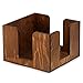 Wooden Cocktail Napkin Caddy - Bar Top Organiser to Hold up to 100 Cocktail Napkins