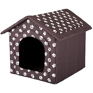 Hobbydog – Casa para Perro, tamaño 4, Color marrón con Patas