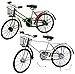 Produktbild alles-meine.de GmbH 1 Stück _ großes Deko -  Fahrrad / Bike - E-Bike  - 48 cm - aus Metall - Fahrradreise - Rennrad - Damenfahrrad mit Korb - Männerfahrrad / Rad - Velo / Reise..