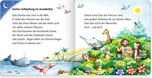 Gott ist immer bei mir (Geschenkset: Holzkreuz mit Pappbilderbuch) - 