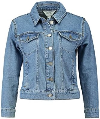 Miss Selfridge PetiteSTUDDED - Denim jacket - blue