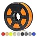 Price comparison product image ANYCUBIC 3D Printer Filament PLA, 1.75mm 3D Printing PLA Upgrade Version Filament 2.2 LBS (1KG) Spool for 3D Printers & 3D Pens (Orange)