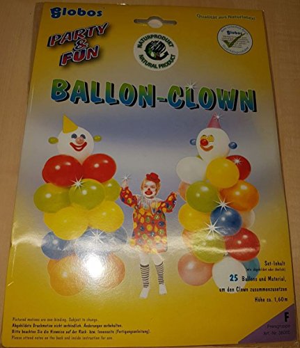 Dekoset Luftballon - Clown, ca. 1,60 Meter