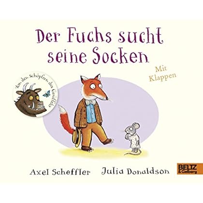 Der Fuchs sucht seine Socken: Pappbilderbuch mit Klappen