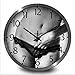 Produktbild Djkaa Minimalistische spitzenhöschen Metall wanduhr Wohnzimmer runde Moderne wohnkultur Nordic Silent Quarz wanduhren 10 inch
