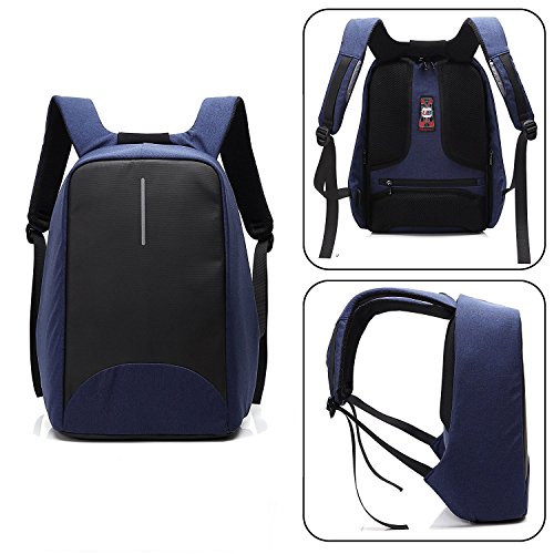 UBaymax Anti-Diebstahl Laptop Rucksack mit USB Anschluss f  r Schule Uni Business Reisen 15 6 Zoll  Gr    e  31   46   14 cm f  r Herren Damen Kinder 