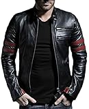 Chaqueta de cuero de moda hecha con cuero de alta calidad