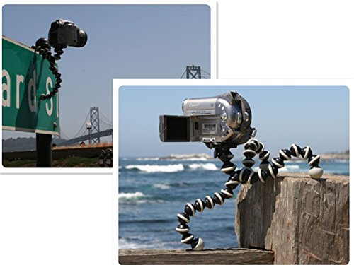 En Venta EMater Snap and Wrap 360 ° giratorio Rótula de bola, flexible
vertebrae-like piernas y pies de goma para un suave ability- negro y
blanco Descuento