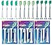 Produktbild 12 x Aufsteckbürsten Mix - Ersatzbürsten Philips Sonicare Standard Clean + Mini Sensitive + Diamond Clean Bürstenkopf