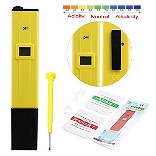 DIKETE® Digital LCD pH Messgerät pH Wert Wasser Messgerät Messer Tester Meter Prüfer mit 0.1, 0-14 für Schwimmbad, Pool, Landwirtschaft, Hobby, Profi-Gärtner, Orchideenzüchter , Aquarium ,Water Wasser Labor - 6