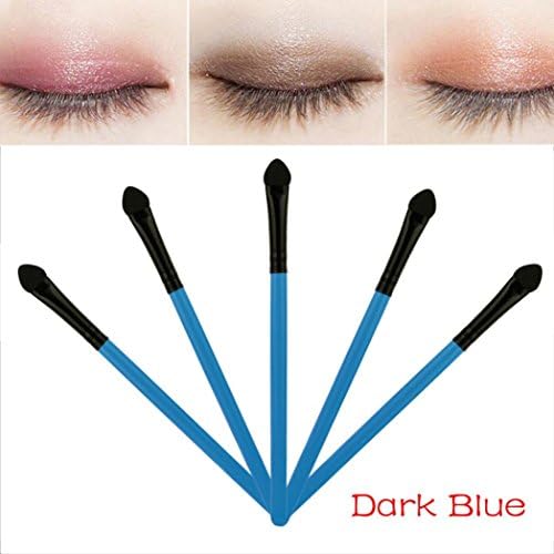 Covermason 5X Sponge Makeup Eye Shadow Eyeliner Brush Sponge Applicator Tool (Dark Black)