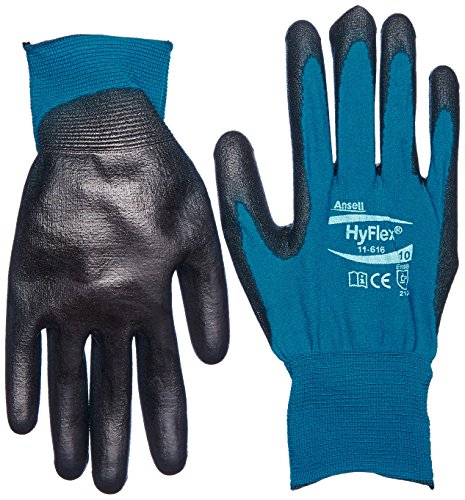 Ansell HyFlex 11-616 Mehrzweckhandschuhe, Mechanikschutz, Schwarze