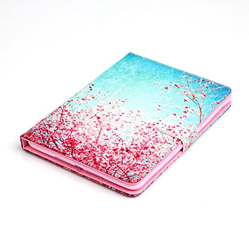 iPad Mini 3 Hülle, Deenor PU Leder Abdeckung Stand Flip Schutzhülle Hülle für Apple iPad Mini 1/2/3 Generation. (Peach blossom) - 5