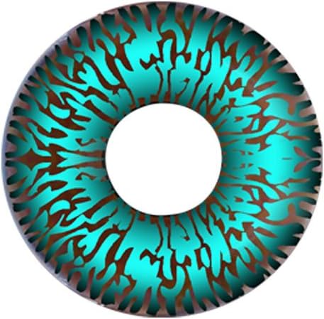 Wicked Eyes ® Coloured Daily Fashion Contact Lenses Cosmetic Makeup Eye Shadow (daily-aqua-contact-lenses)