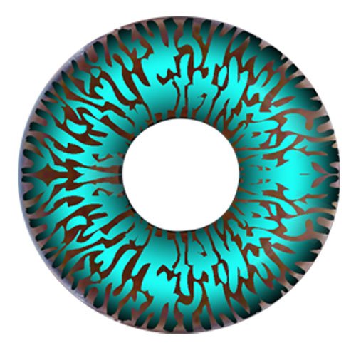 Wicked Eyes ® Coloured Daily Fashion Contact Lenses Cosmetic Makeup Eye Shadow (daily-aqua-contact-lenses)