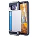 Produktbild Galaxy S8 Hülle,Galaxy S8 Case, Snewill Slidable Card Holder Hybrid Dual Layer Shock Absorbing Case with Card Slot Wallet Case Cover for Samsung Galaxy S8 - Grey