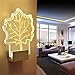 Produktbild Moderne kreative Nachttischlampe Wandlampe Ganglichter Raumleuchte Wand Schlafzimmer den Wandlampe Flurlampe führte Maple Leaf Wandleuchte leben