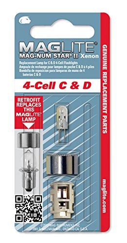 Mag-Lite LMXA401 Xenon Ersatzleuchtmittel für 4 C-/ D-Cell Stablampen - 2