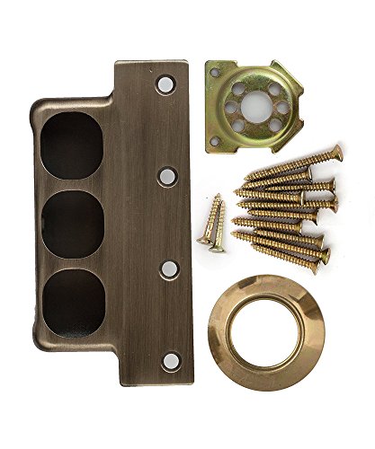 Europa Brass Dimple Key Main Door Lock 8113 AB (Metallic)