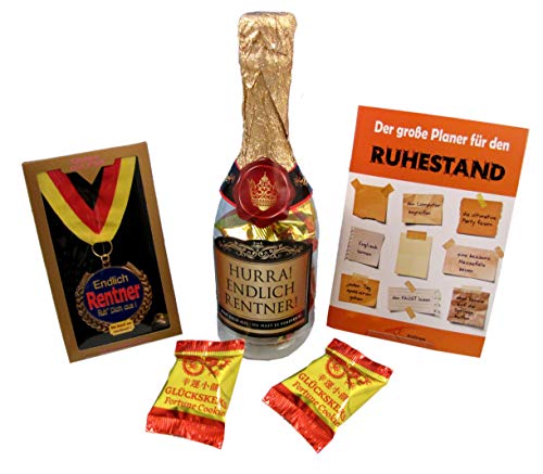 Preisvergleich Produktbild Endlich Rentner! Witziges Geschenkset zum Ruhestand