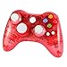 Produktbild Wetoph Xbox 360 Wireless Controller, GD02 Nachleuchten PC Controller Transparente Gamepad mit 8 LED-Leuchten Unterstützung Xbox 360 und PC (Windows XP / 7/8/10) rosa