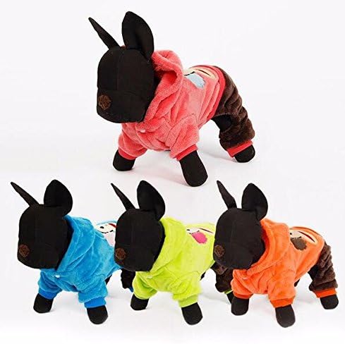 DaYiYang Cartoon Dog Clothes Pet Mouth Monkey Sweater Puppy Clothes Apparel Outfit ( Color : Orange , Size : S )