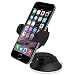 Produktbild ULTRICS KFZ Handy Halterung, Universale Autohalterung Armaturenbrett Halter Windschutzscheibe Stark Stand Kompatibel mit Smartphone iPhone Samsung LG GPS Tomtom Navigation PDA & Phone Mount- Schwarz