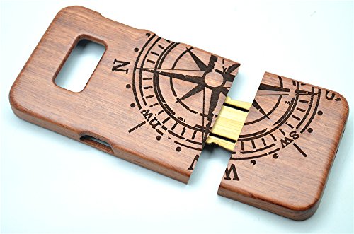 RoseFlower Samsung Galaxy S8 Plus Funda de Madera - Br jula de palo de rosa - Natural Hecha a mano de Bamb Madera Carcasa Case Cover reviews RoseFlower Samsung Galaxy S8 Plus Funda de Madera - Br jula de palo de rosa - Natural Hecha a mano de Bamb Madera Carcasa Case Cover