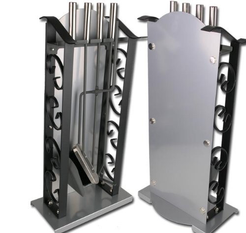 Kaminbesteck Schmiedeeisen Ofen Kamin 5 Teile Modell ELECSA 1054