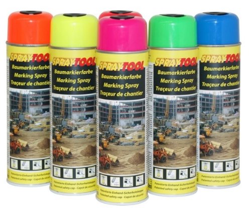 Markierungsspray leucht-blau 500 ml - 2