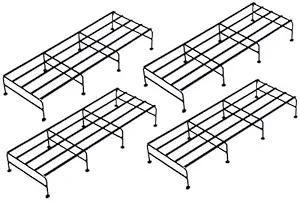 Sasvat Iron Pot Stand - 4 Pieces