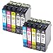 Produktbild 10 x caidi mit neuen Aktualisiert Chip Epson 29 XL Tintenpatronen kompatibel mit Epson Expression Home xp-332 xp-335 xp-235 xp-432 xp-435 xp-245 xp-247 xp-342 xp-345 xp-442 xp-445 xp-330 xp-430