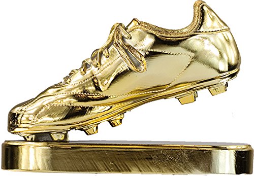 RegalosDeBodaOnline Trofeo réplica Bota de Oro Personalizado Grabado (14 cm de Altura)