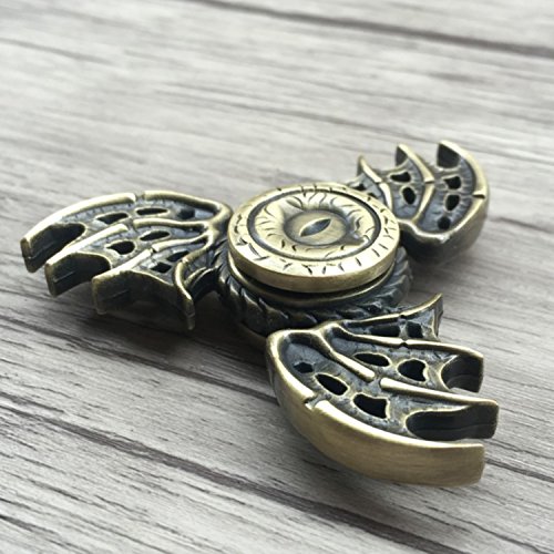 Finger Hand Spinner Alloy Fidget Focus Toy With Smooth Surface Finish And Fast Spinning, EDC Spinner Kids Adult Stress Reducer For Fear Relief, ADD, ADHD And Finger Training - 5
