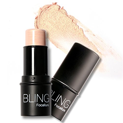 ROMANTIC BEAR Highlighter Stick Makeup Shimmer Powder Cream Waterproof Face Lighting Glow 2 Colors