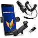 Produktbild Mobilefox KFZ Handy Lüftungshalterung 360° verstellbar inkl. Micro-USB Ladekabel SET für Huawei P10/P9/Nova/Plus Schwarz