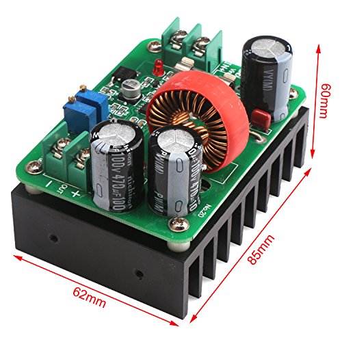 DROK® DC-DC Boost-Converter 10-60V zu 12-80V 600W Ausgang Einstellbare Spannungswandler Volt Reglermodul Step Up für DIY Stromversorgung Car Laptop Power - 7