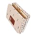 Produktbild Baoblaze Damen kleine bunte Portemonnaie Geldbörse Kartenhalter Mädchen Münze Geldbeutel Handtasche Kartenetui - Beige Weiß