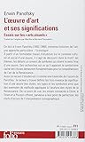 Image de L'œuvre d'art et ses significations: Essais sur les «arts visuels»