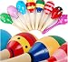 Time4Deals® Baby Kids Sound Music Gift Toddler Rattle Musical Wooden Sand Hammer Toys - 1pcs