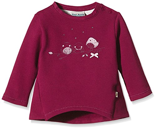 Sanetta Baby Girls 113530 Sweatshirt, Red (rubin 37044), 6-12 months (Manufacturer size: 80)